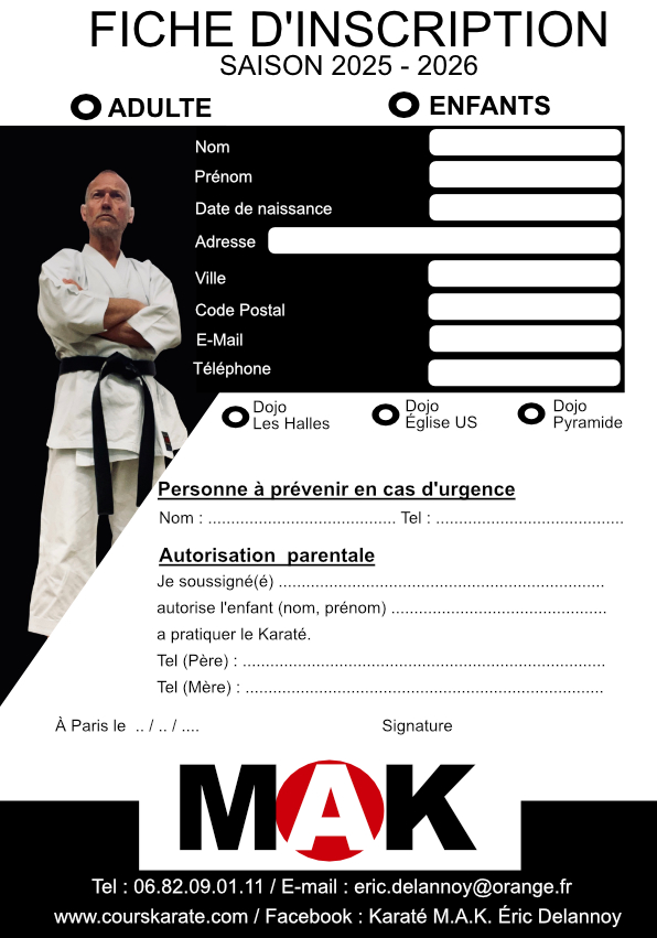 MAK Club Karaté Paris